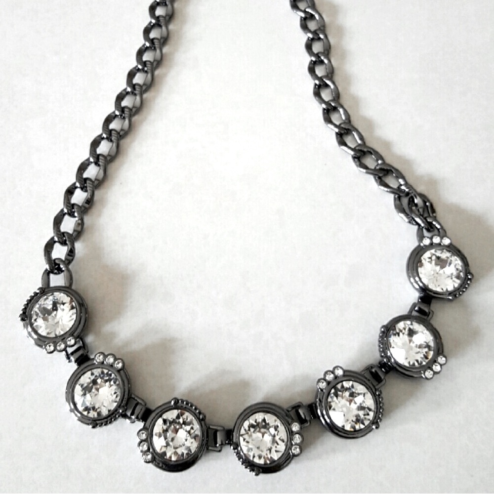 Silpada Glamour Necklace with Swarovski Crystals